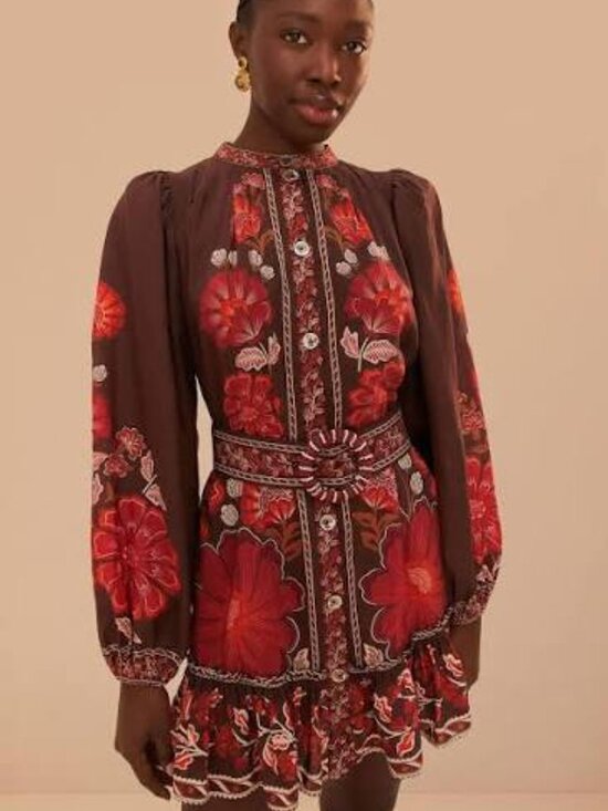 FARM Rio Dresses & Skirts - FARM RIO Gigi Tapestry Mini Dress